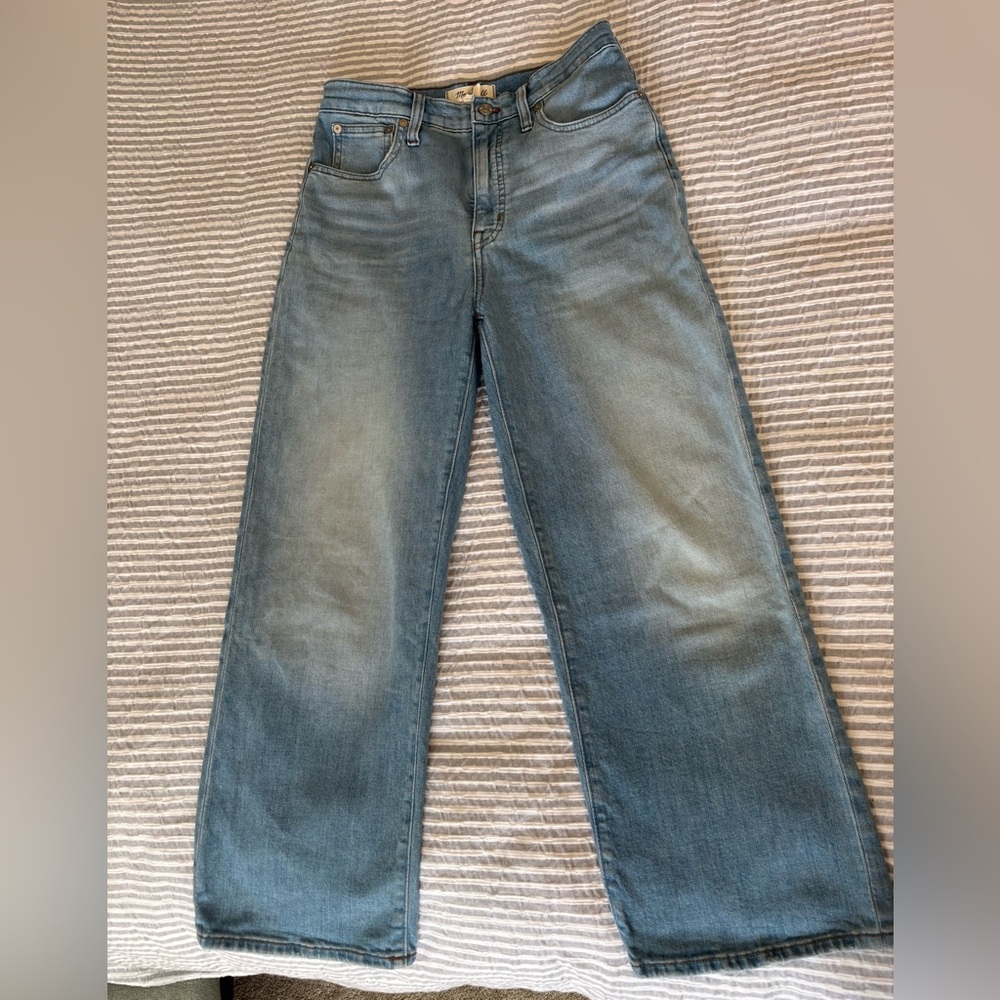 Madewell Slim Wide-leg crop jeans, size 27